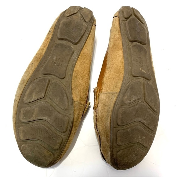 G.H. Bass & Co. Flats Tan Brown Suede Leather Loafers Shoes Womens Size 8.5 - Picture 8 of 8